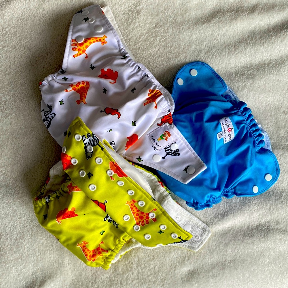 Ka Waii Baby & Apple Cheeks cloth diapers